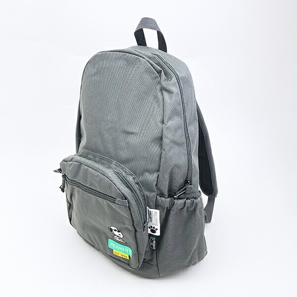 スヌーピー ジョー・クール スマートデイパック リュック バッグ グレー RE-PET SNOOPY
