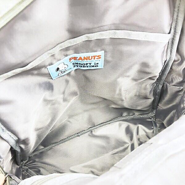 スヌーピー ジョー・クール スマートデイパック リュック バッグ グレー RE-PET SNOOPY