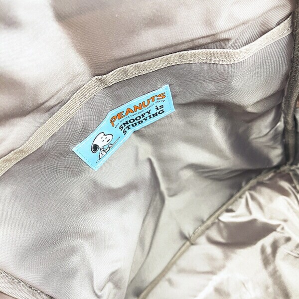 スヌーピー スマートデイパック リュック バッグ ベージュ RE-PET SNOOPY