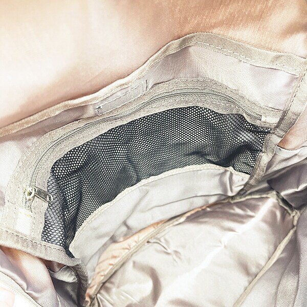 スヌーピー スマートデイパック リュック バッグ ベージュ RE-PET SNOOPY