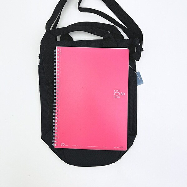 スヌーピー ドラムショルダーバッグ ブラック RE-PET SNOOPY