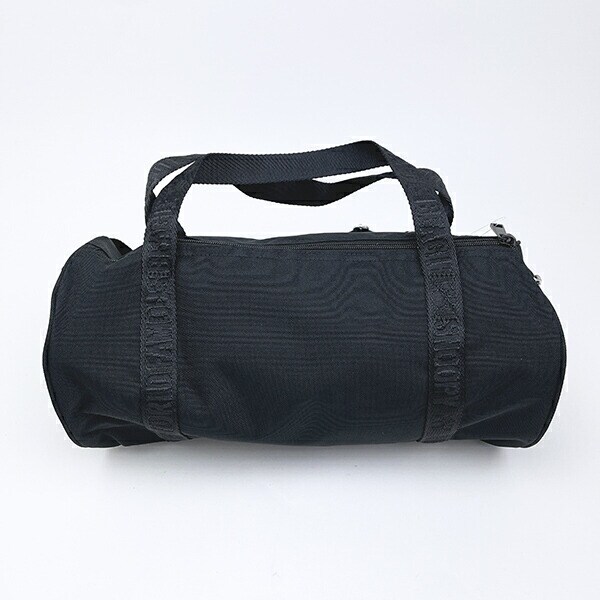 スヌーピー ショルダー付きロールボストンバッグ ブラック 2WAY RE-PET SNOOPY