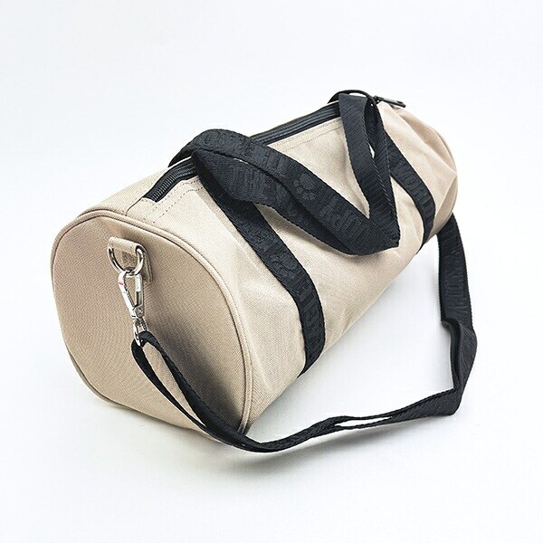 スヌーピー RE-PET ショルダー付き ロールボストンバッグ ベージュ SNOOPY