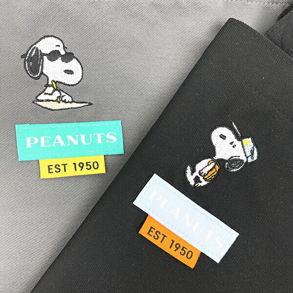 スヌーピー レッスンバッグ ブラック SNOOPY