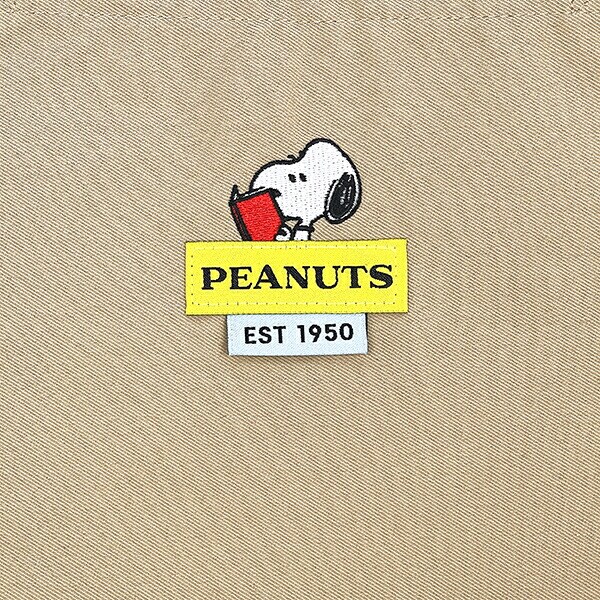 スヌーピー レッスンバッグ ベージュ SNOOPY