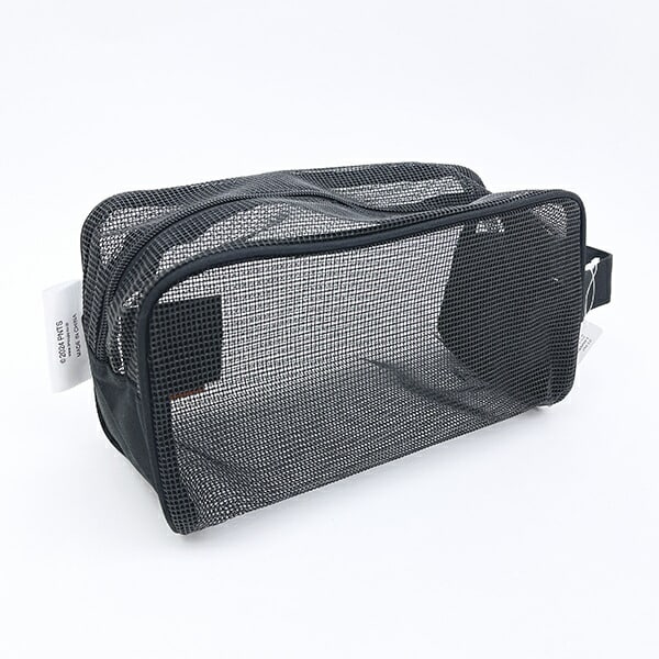 スヌーピー ラバーメッシュポーチ ブラック SNOOPY