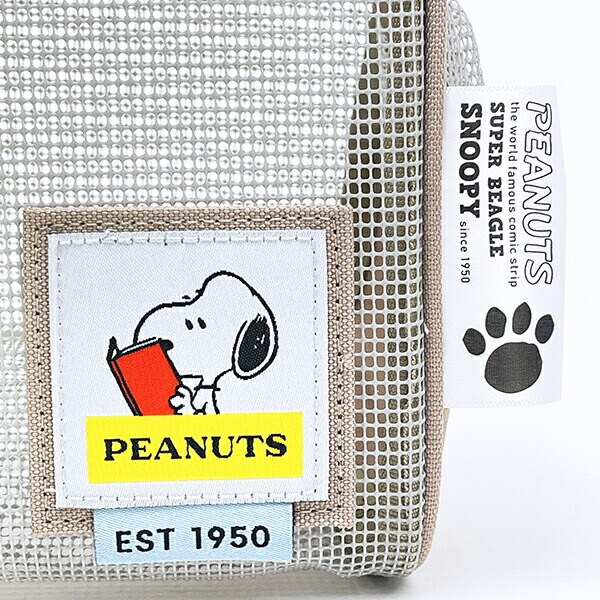 スヌーピー ラバーメッシュポーチ SNOOPY