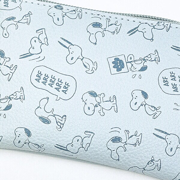 スヌーピー パスポーチ ブルー パスケース SNOOPY
