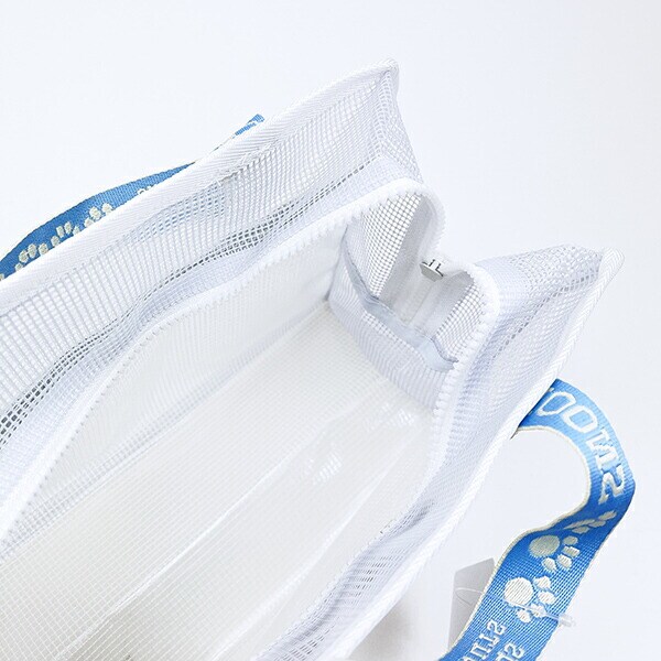 スヌーピー EVA ハンドル付きスクエアポーチ (ホワイト) SNOOPY