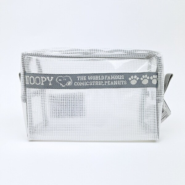 スヌーピー EVA スクエアポーチ (グレー) SNOOPY