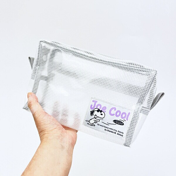 スヌーピー EVA スクエアポーチ (グレー) SNOOPY