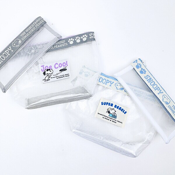 スヌーピー EVA 洗面ポーチ 2Pセット (ホワイト) SNOOPY