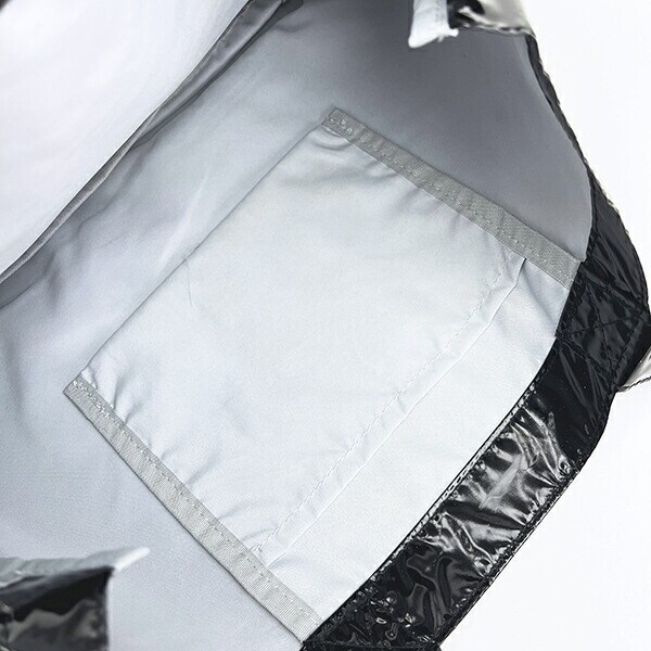 スヌーピー メタリック トートバッグ ブラック SNOOPY