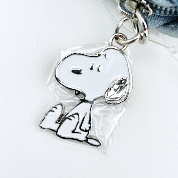 スヌーピー コンパクト三つ折財布 グリーン SNOOPY