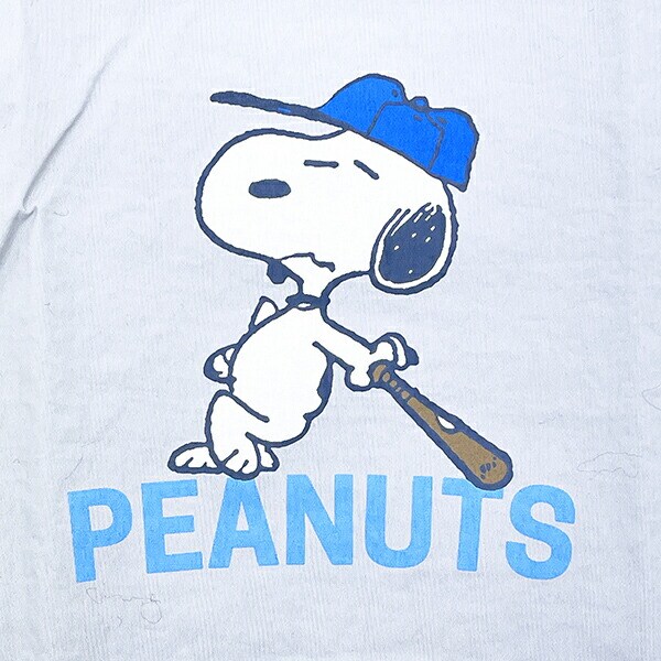 スヌーピー BASEBALL エコバッグ グレー SNOOPY