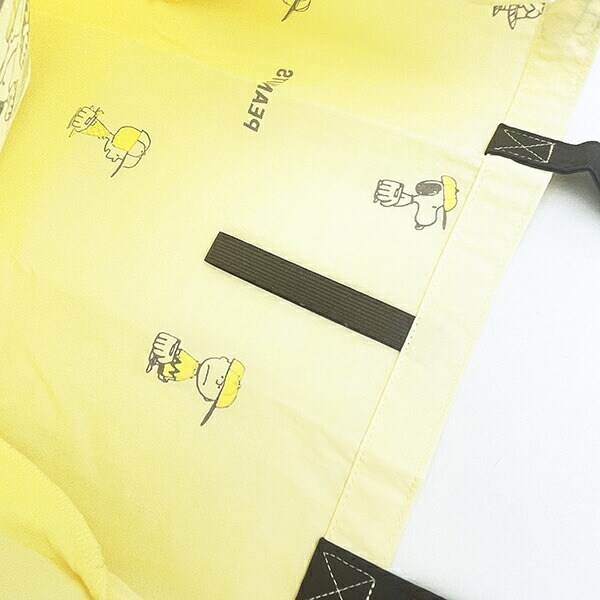 スヌーピー エコバッグ アイボリー BASEBALL PEANUT SNOOPY