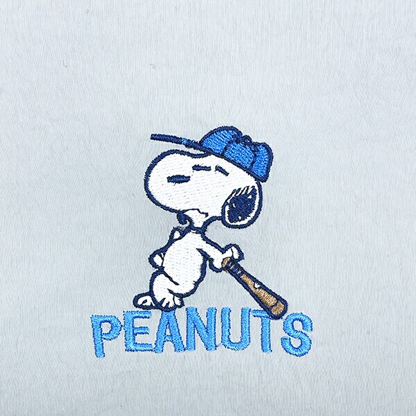 スヌーピー 2ルームショルダーバッグ グレー ベースボール SNOOPY