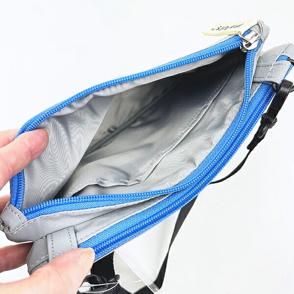 スヌーピー 2ルームショルダーバッグ グレー ベースボール SNOOPY