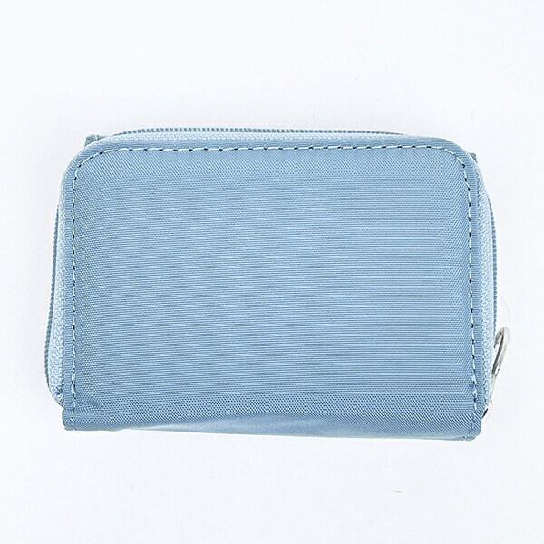 スヌーピー ウッドストック コンパクト三つ折り財布 ブルー SNOOPY