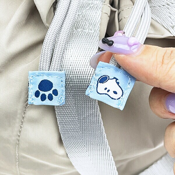 スヌーピー ショルダー巾着バッグ ALL刺繍 DANCE SNOOPY