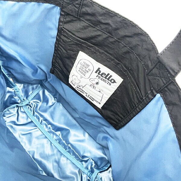 スヌーピー トートバッグ ブラック SNOOPY