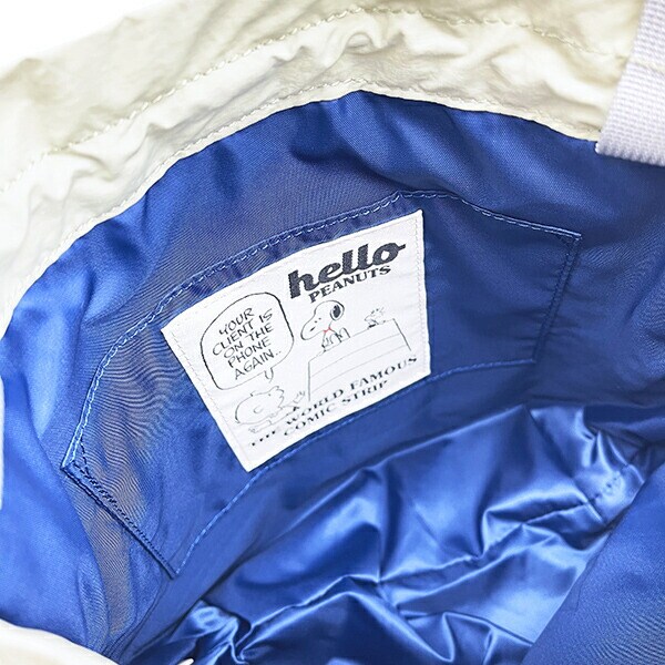 スヌーピー ウッドストック 巾着ショルダーバッグ グリーン SNOOPY