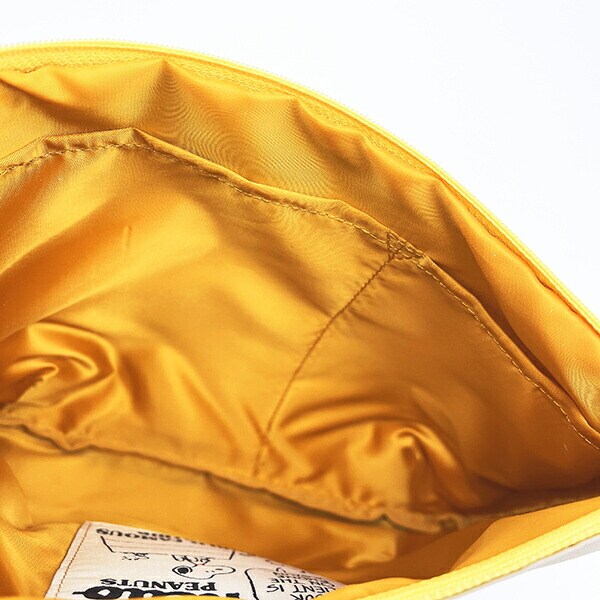 スヌーピー チャーリーブラウン ポーチ ベージュ SNOOPY