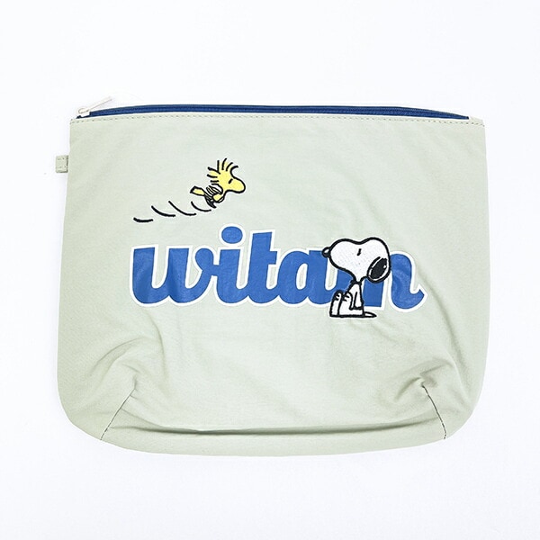 スヌーピー ウッドストック ポーチ グリーン SNOOPY