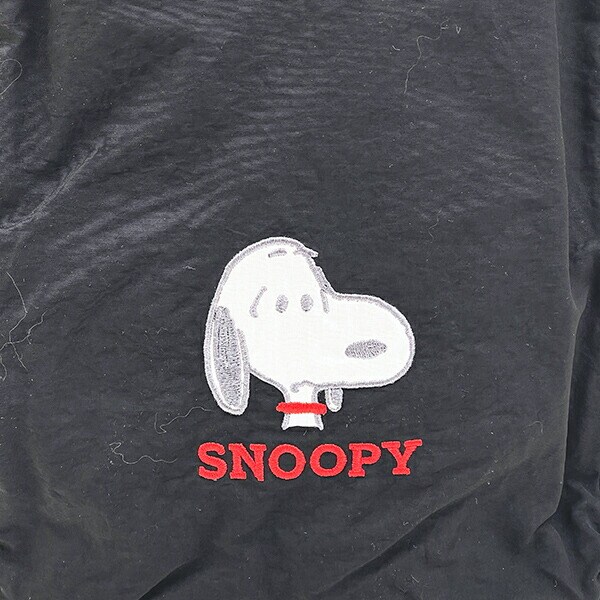 スヌーピー パッカブル リュックサック アップリケ刺繍 バッグ SNOOPY
