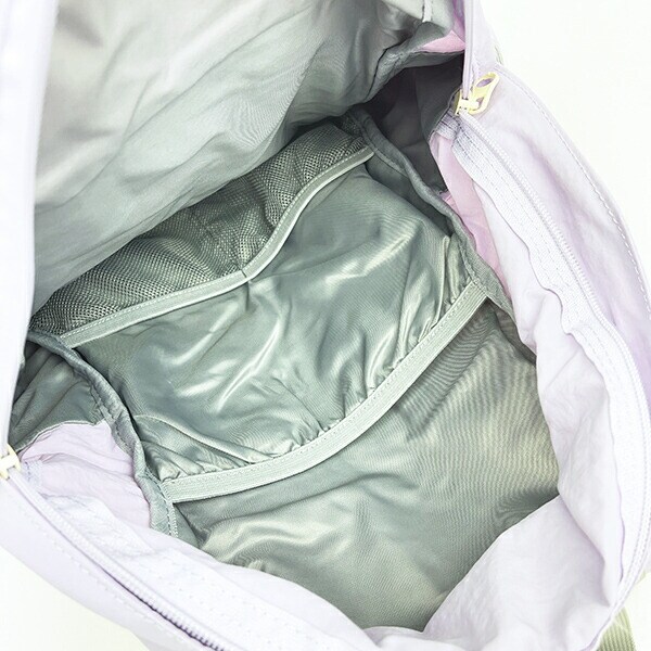 スヌーピー ルーシー パッカブルリュックサック アップリケ刺しゅう パープル バッグ SNOOPY