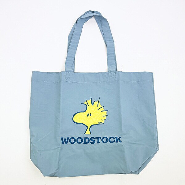 スヌーピー ウッドストック トートバッグ アップリケ刺繍 SNOOPY