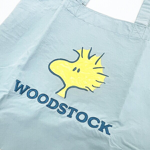 スヌーピー ウッドストック トートバッグ アップリケ刺繍 SNOOPY