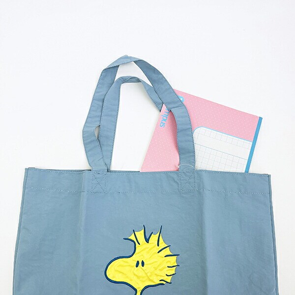 スヌーピー ウッドストック トートバッグ アップリケ刺繍 SNOOPY