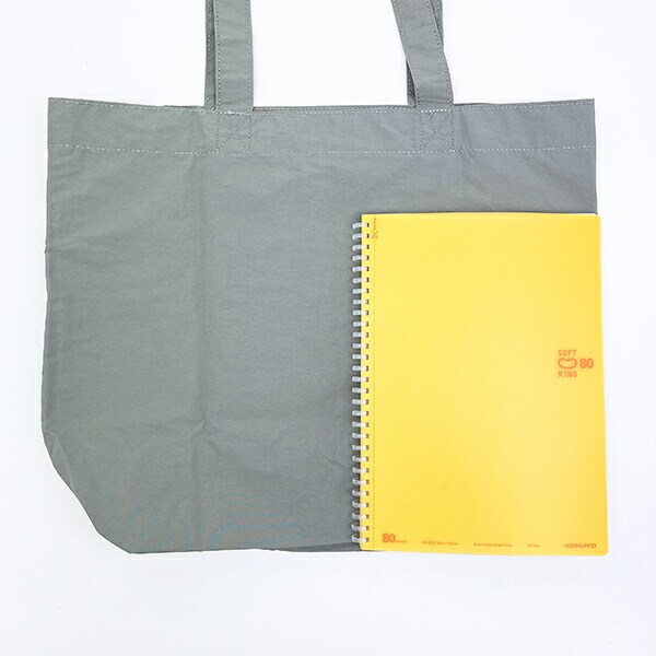 スヌーピー ライナス トートバッグ アップリケ刺しゅう グレー SNOOPY