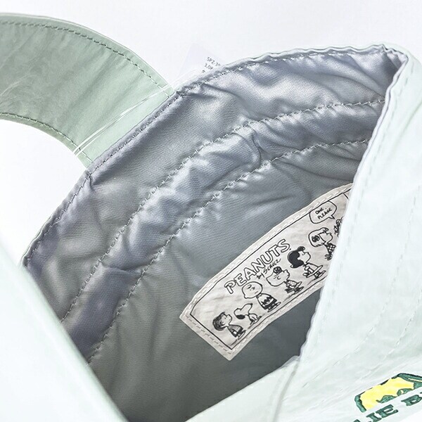 スヌーピー チャーリーブラウン 巾着バッグ アップリケ刺繍 ランチ SNOOPY