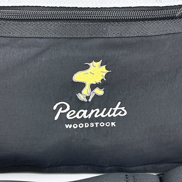 スヌーピー ウッドストック ボストンバッグ ブラック SNOOPY