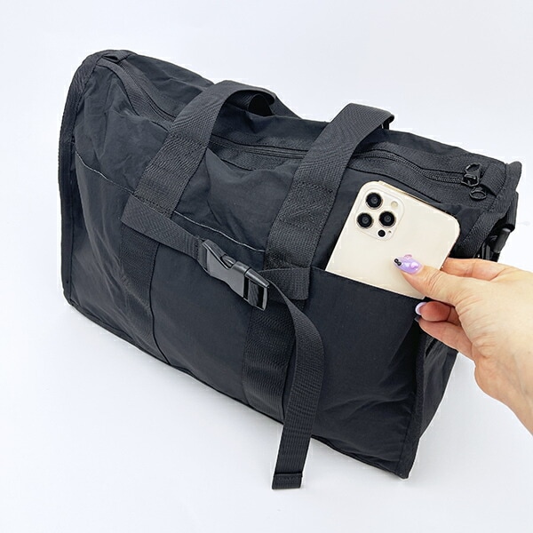 スヌーピー ウッドストック ボストンバッグ ブラック SNOOPY