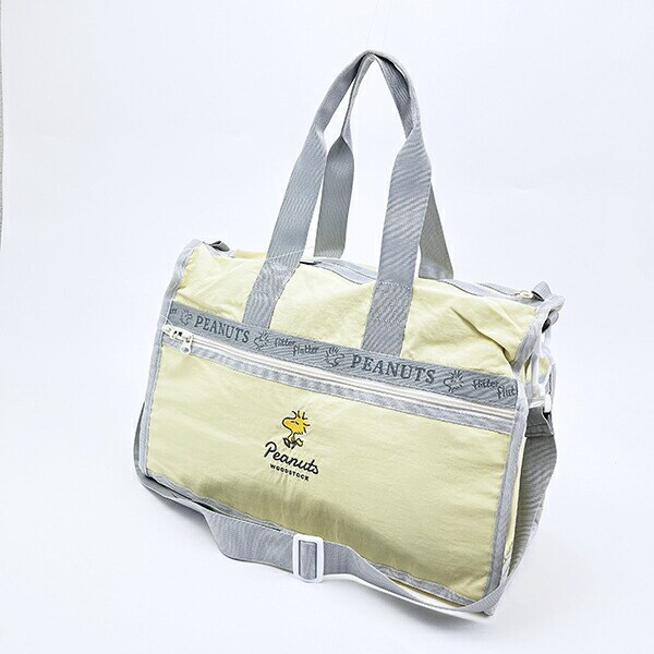 スヌーピー ウッドストック ボストンバッグ イエロー SNOOPY