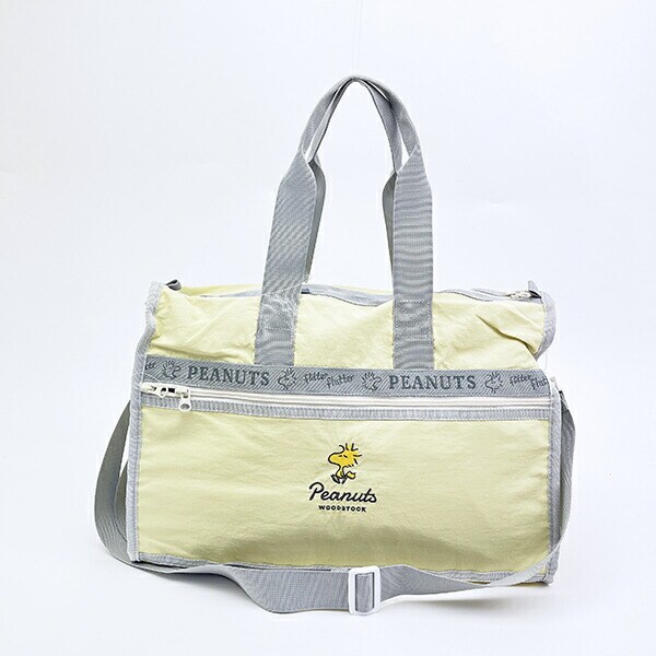 スヌーピー ウッドストック ボストンバッグ イエロー SNOOPY