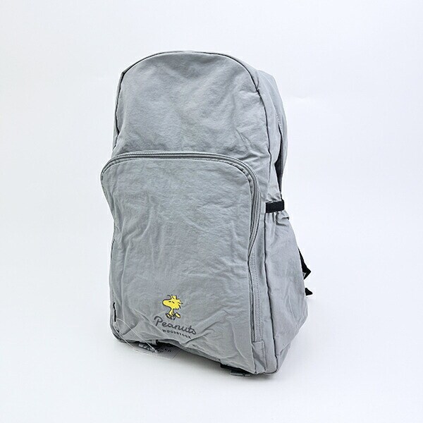 スヌーピー ウッドストック パッカブルリュックサック グレー バッグ SNOOPY