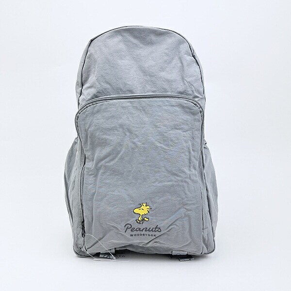 スヌーピー ウッドストック パッカブルリュックサック グレー バッグ SNOOPY
