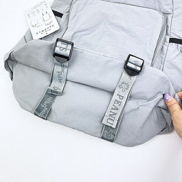 スヌーピー ウッドストック パッカブルリュックサック グレー バッグ SNOOPY