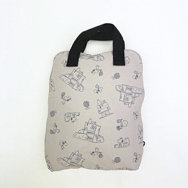 スヌーピー 超軽量たためるリュック グレー ジャーニー SNOOPY