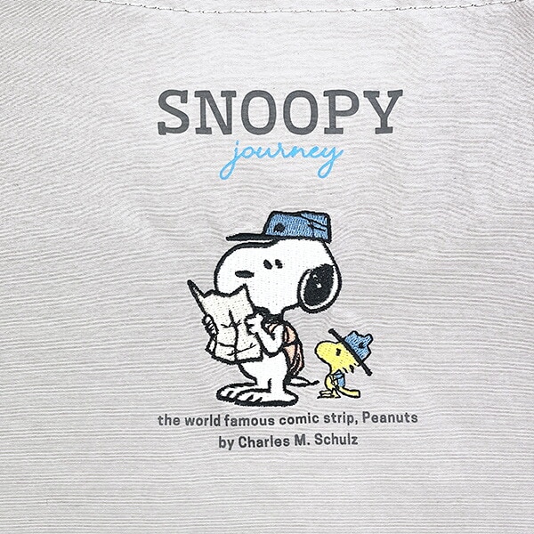 スヌーピー 超軽量トートバッグ ジャーニー グレー SNOOPY