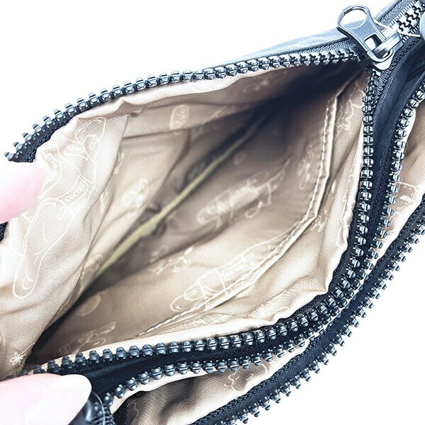 スヌーピー 2ルームショルダーバッグ ジャーニー ブラック SNOOPY