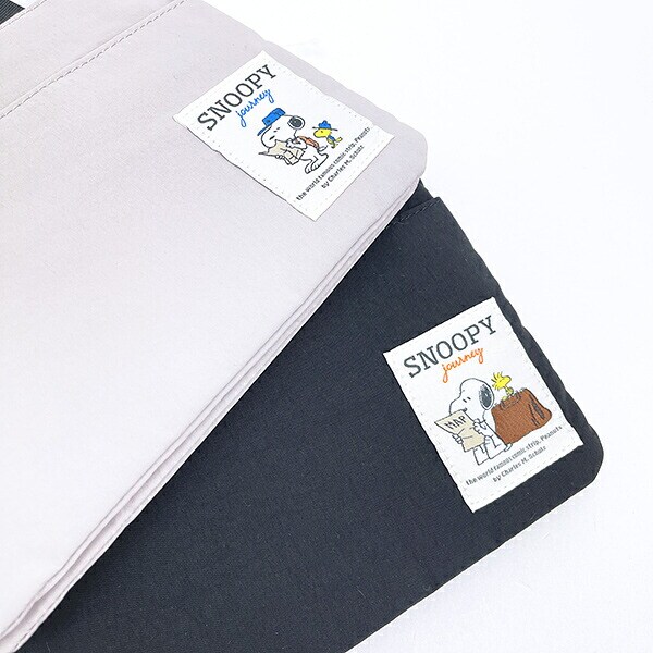 スヌーピー 2ルームショルダーバッグ ジャーニー ブラック SNOOPY