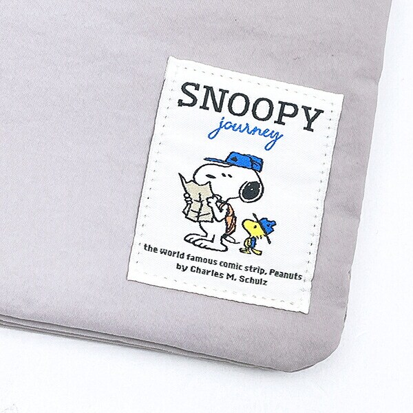 スヌーピー 2ルームショルダーバッグ ジャーニー グレー SNOOPY