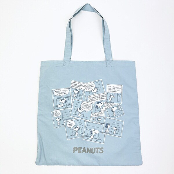 スヌーピー トートバッグ (ブルー) コミックトラベルシリーズ SNOOPY