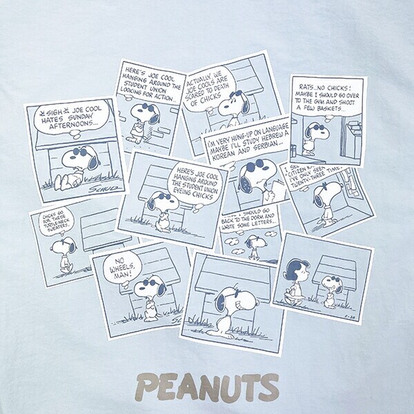 スヌーピー トートバッグ (ブルー) コミックトラベルシリーズ SNOOPY