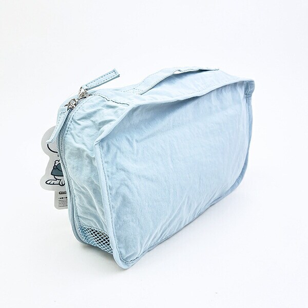 スヌーピー トラベル収納ポーチ(S) (ブルー) コミックトラベルシリーズ SNOOPY